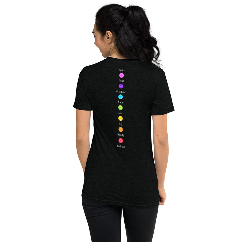 Women's Affirmation T-shirt - Tri- blend (double sided)